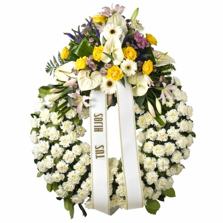 Corona Funeraria B - Tienda Online Floristeria Pamplona